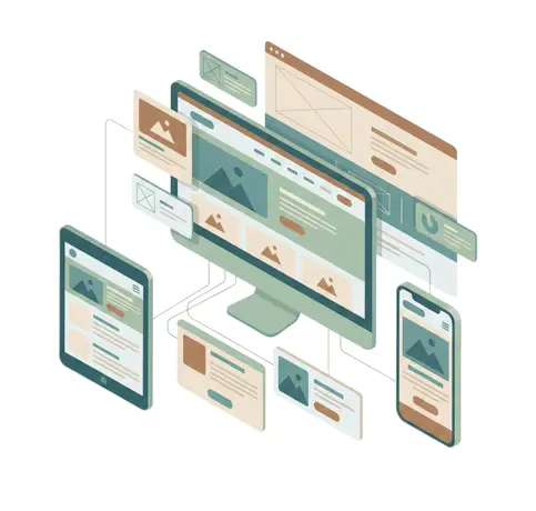 website design and ui layouts