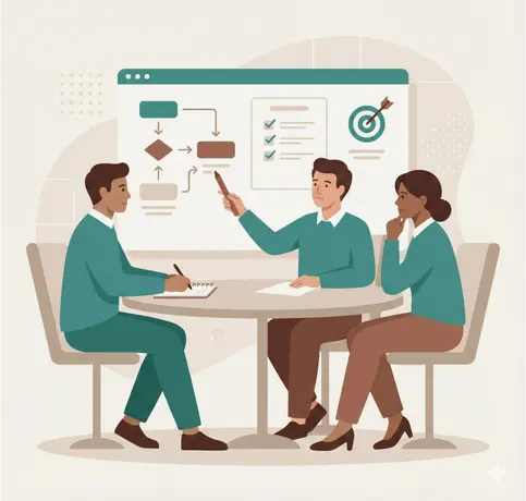 digital marketing strategy planning team