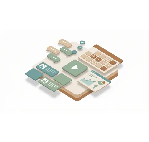 social media management, content planning, and audience engagement